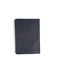 Cravate.tn | Porte Passeport en cuir Bleu nuit