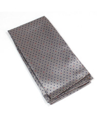 Pochette grise à pois