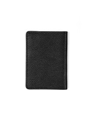 Coffret portefeuille et porte passeport et  ceinture réversible Caramel et noir : 100% cuir