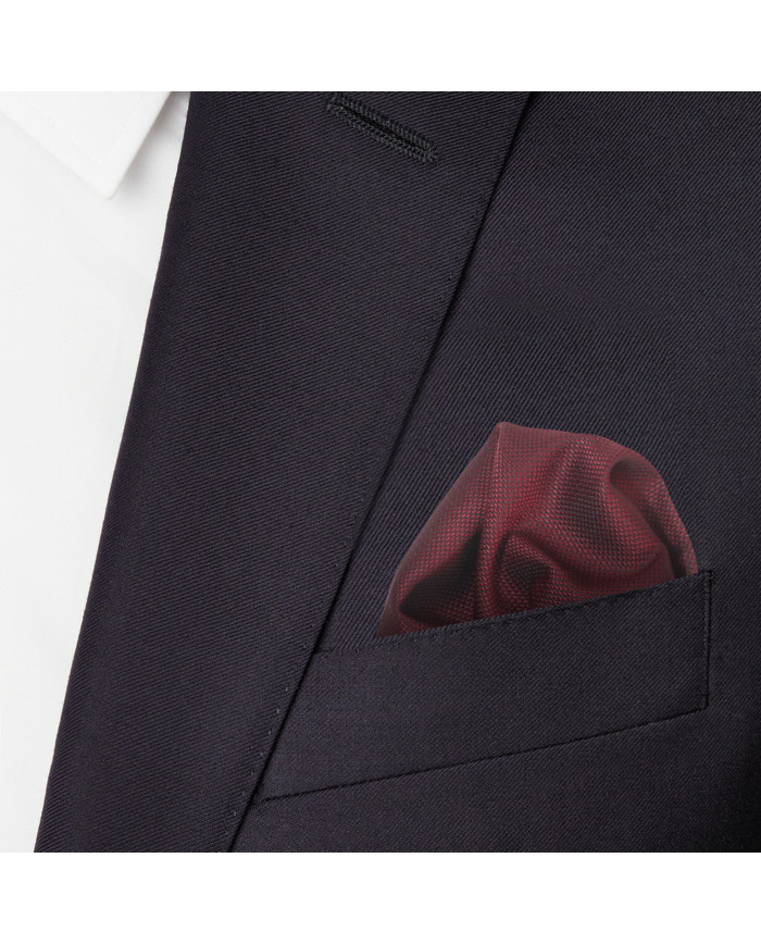 Cravate.tn | Pochette rouge bordeaux