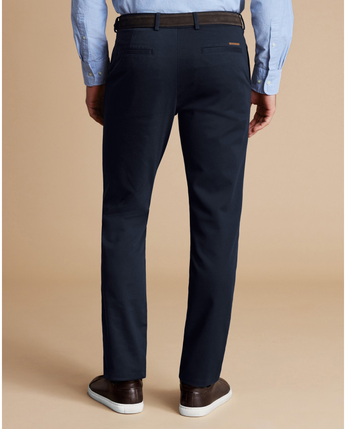 Pantalon Maco Bleu marine texturé