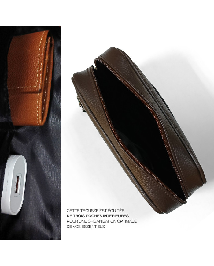 Trousse Aslan - Marron