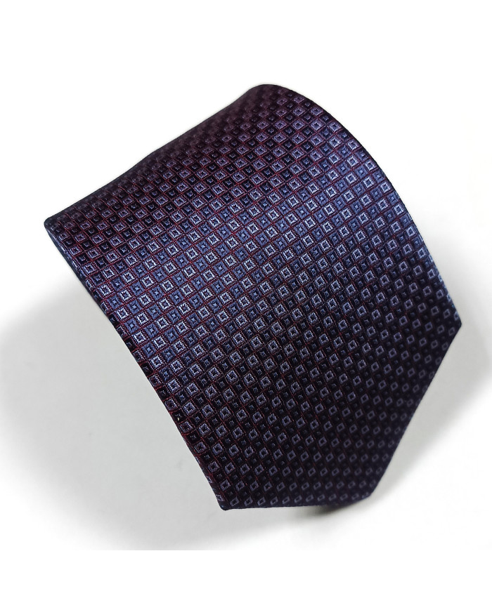 Cravate.tn | Cravate bleu marine à des carreaux