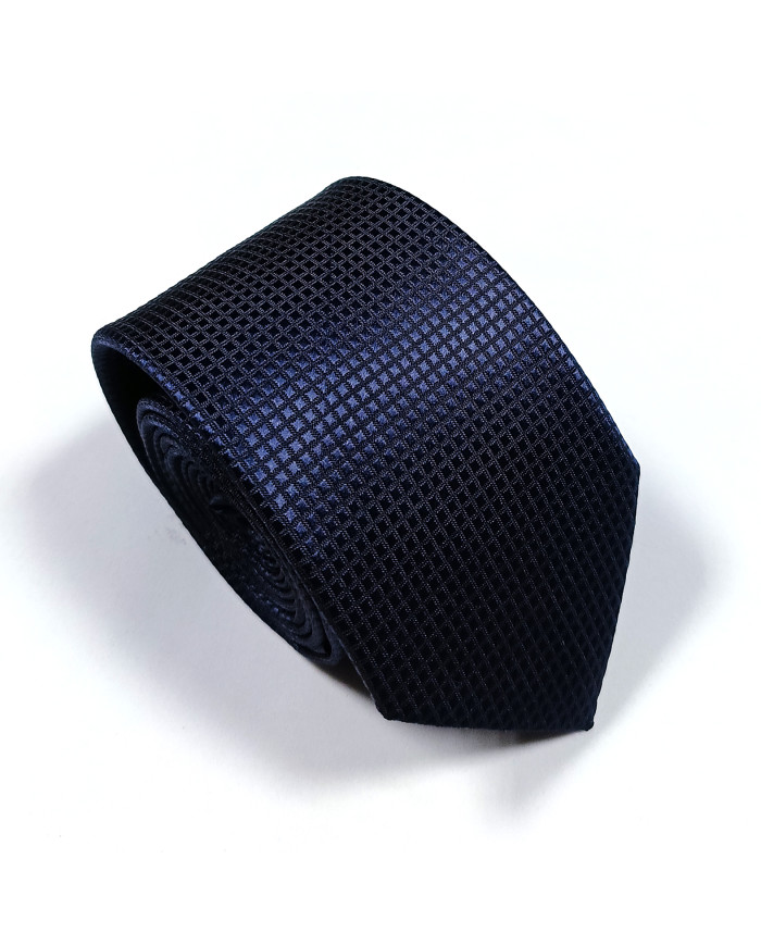 Cravate.tn | Cravate Bleu Marine Faux Uni