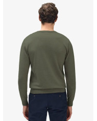 Cravate.tn | Pull col rond 100% coton - Vert Cravate.tn | Pull col rond 100% coton - Vert
