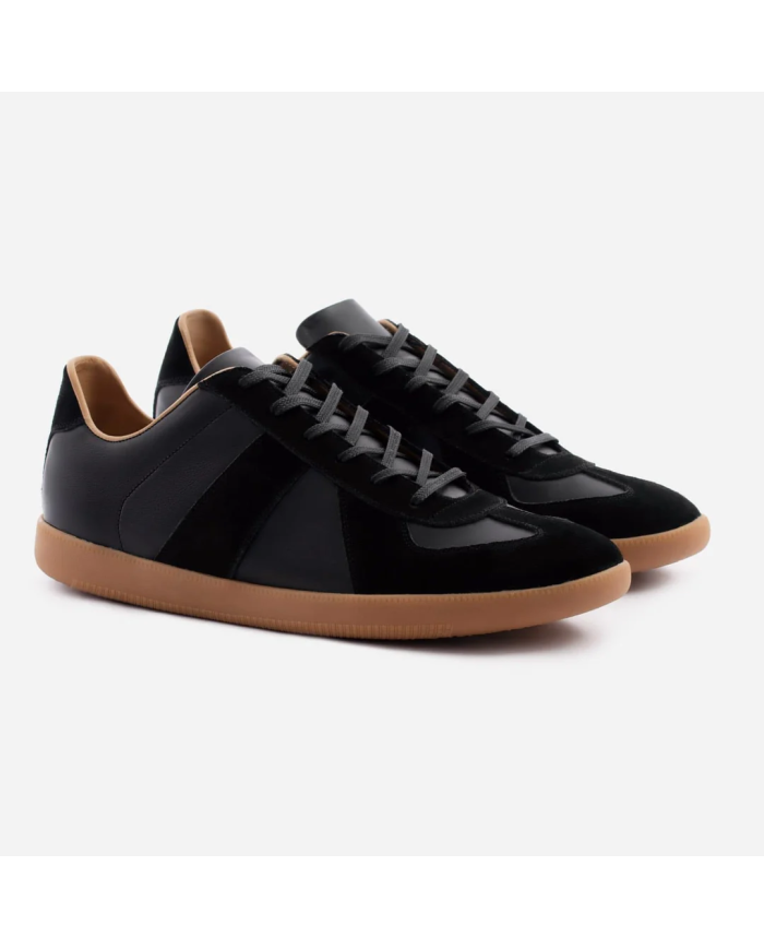 Baskets Morgen en cuir - Noir