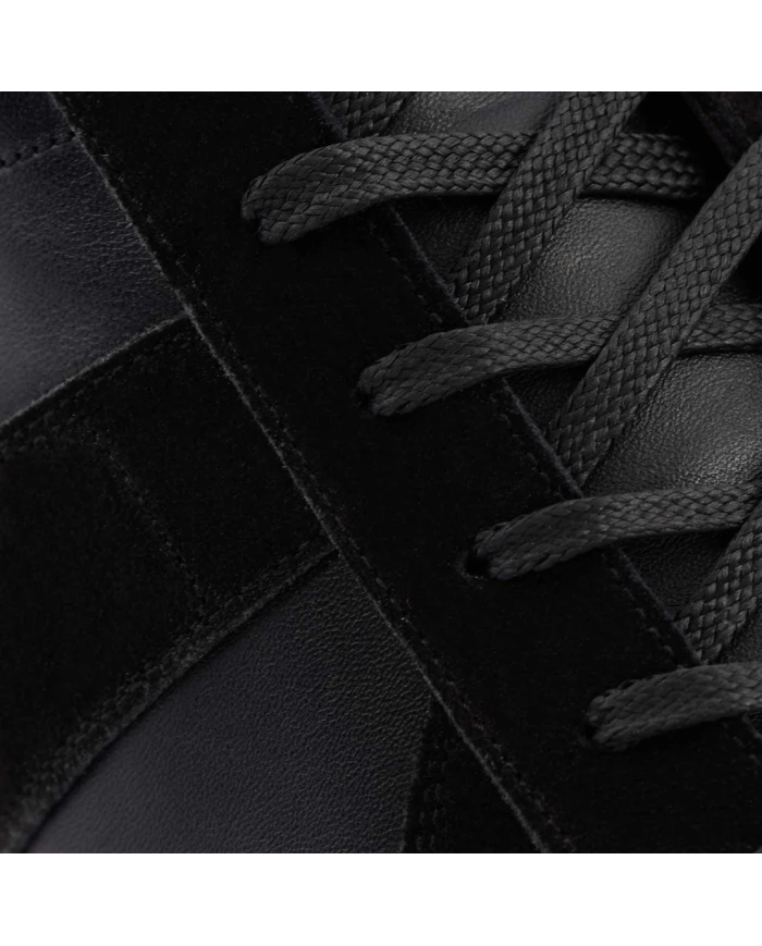 Baskets Morgen en cuir - Noir