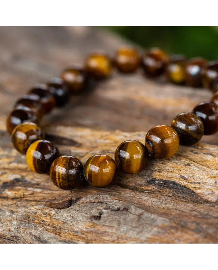 Cravate.tn | Bracelet Œil de tigre en véritable pierres