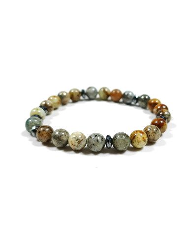 Cravate.tn | Bracelet Pierre naturelle jaspe paysage Cravate.tn | Bracelet Pierre naturelle jaspe paysage