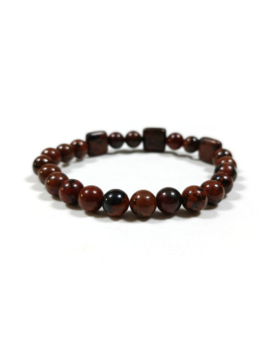 Cravate.tn | Bracelet en pierre d'Obsidienne brune Cravate.tn | Bracelet en pierre d'Obsidienne brune