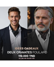 Pack 2 cravates foulard Pack 2 cravates foulard
