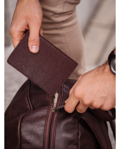 Cravate.tn |  Porte Passeport en bordeaux Cravate.tn |  Porte Passeport en bordeaux