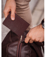 Cravate.tn |  Porte Passeport en bordeaux