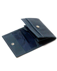 Cravate.tn | Porte Monnaie Bleu nuit en Cuir Cravate.tn | Porte Monnaie Bleu nuit en Cuir