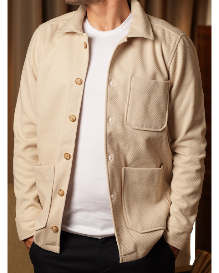 Cravate.tn | Surchemise en Beige