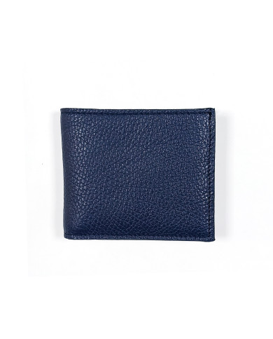 Cravate.tn | Portefeuille Cuir bleu marine grainé avec intérieur noir Cravate.tn | Portefeuille Cuir bleu marine grainé avec intérieur noir