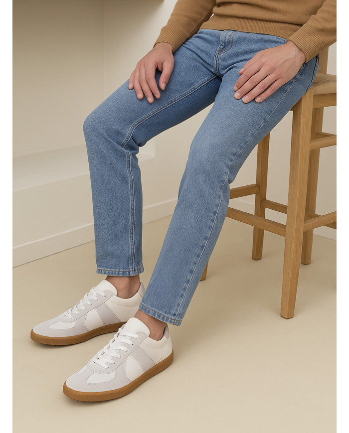 Baskets Morgen en cuir - Blanc