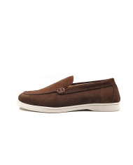 Mocassin homme en nubuck café Mocassin homme en nubuck café