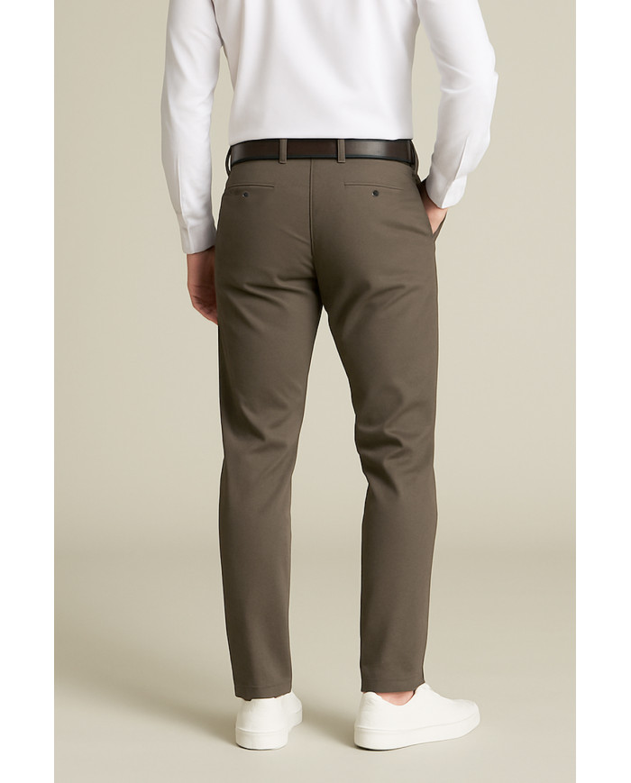 Pantalon Maco slack beige kaki Pantalon Maco slack beige kaki