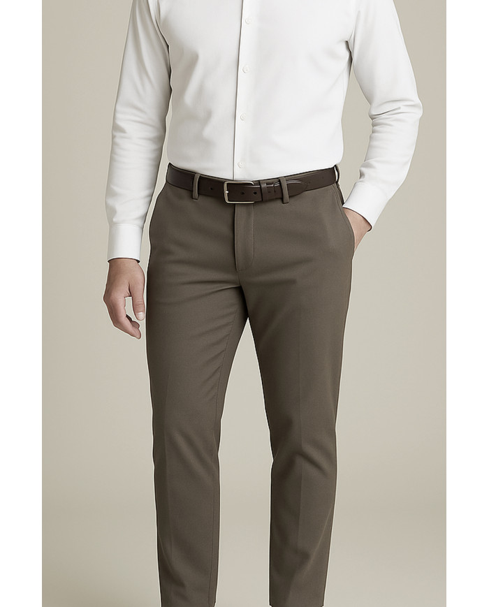 Pantalon Maco slack beige kaki Pantalon Maco slack beige kaki