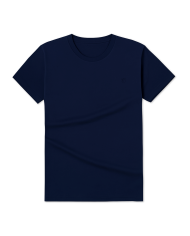 T-shirt bleu marine col rond 100% coton T-shirt bleu marine col rond 100% coton