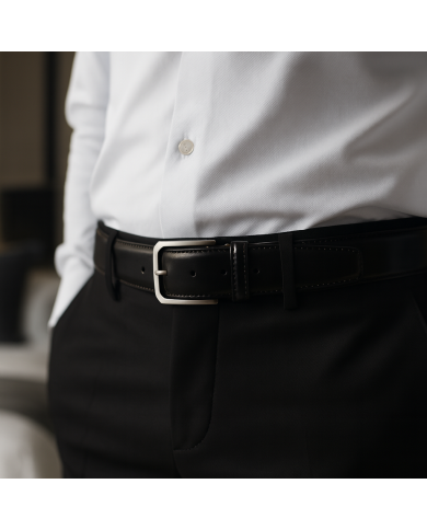 Cravate.tn | Ceinture Cuir : noire Cravate.tn | Ceinture Cuir : noire