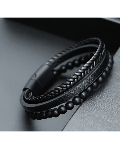 Pack Bracelet et portefeuille en cuir chic Pack Bracelet et portefeuille en cuir chic
