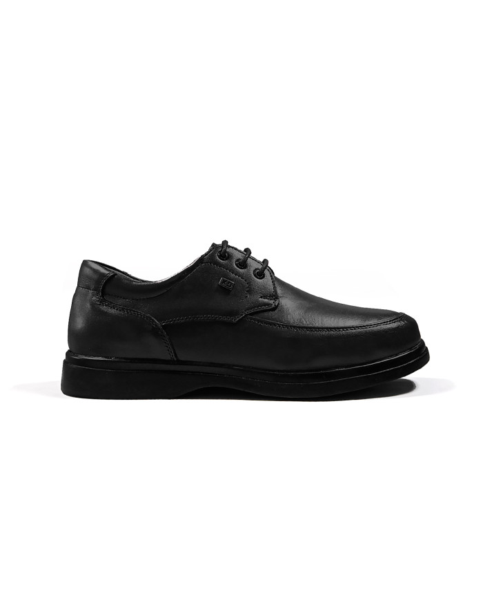 Cravate.tn | Chaussure Confort supérieur hommes avec lacets  - Noir