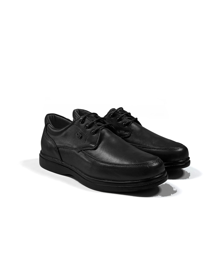 Cravate.tn | Chaussure Confort supérieur hommes avec lacets  - Noir