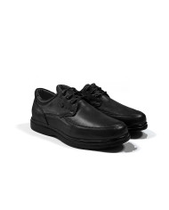 Cravate.tn | Chaussure Confort supérieur hommes avec lacets  - Noir