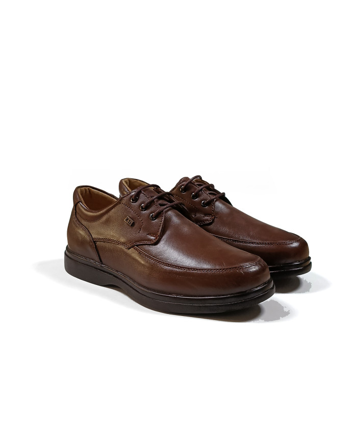 Cravate.tn | Chaussure Confort supérieur hommes avec lacets  - Marron