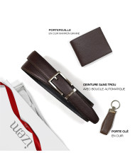Pack Raffinement Cuir en marron foncé