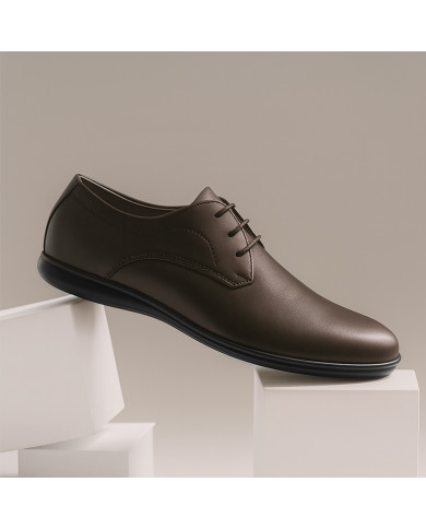 Cravate.tn |Chaussures Sport Chic Cuir en marron foncé lisse Cravate.tn |Chaussures Sport Chic Cuir en marron foncé lisse
