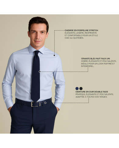 Pack Business Bleu Élégant Pack Business Bleu Élégant