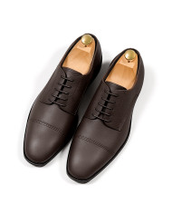 Cravate.tn | Chaussures oxford classique en marron togo