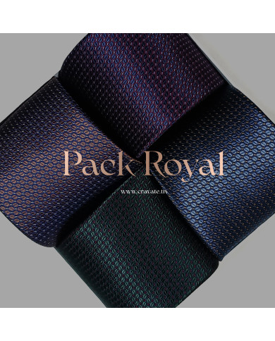 Pack royale : 4 cravates de luxe Pack royale : 4 cravates de luxe