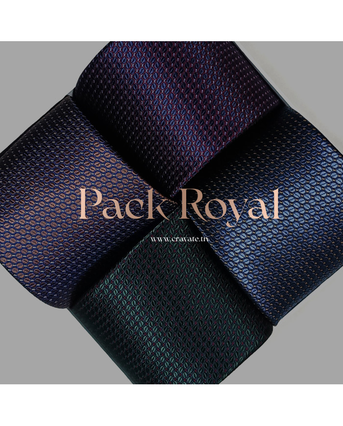 Pack royale : 4 cravates de luxe Pack royale : 4 cravates de luxe