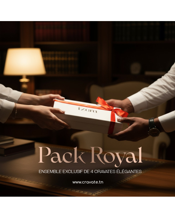Pack royale : 4 cravates de luxe Pack royale : 4 cravates de luxe