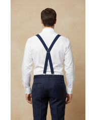 Cravate.tn | Bretelles  Bleues Marine