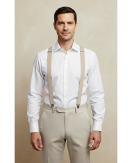 Cravate.tn | Bretelles Beiges