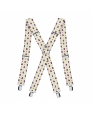 Cravate.tn | Bretelles Cachemires Beige à motifs Cravate.tn | Bretelles Cachemires Beige à motifs