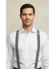 Cravate.tn | Bretelles Gris