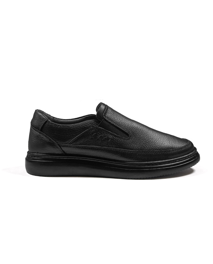 Cravate.tn | Chaussure Confort supérieur hommes - Noir grainé