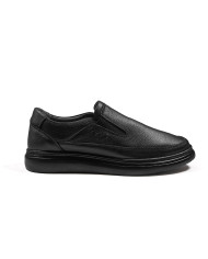 Cravate.tn | Chaussure Confort supérieur hommes - Noir grainé