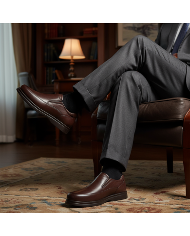 Cravate.tn | Chaussure Confort supérieur hommes - Marron Cravate.tn | Chaussure Confort supérieur hommes - Marron