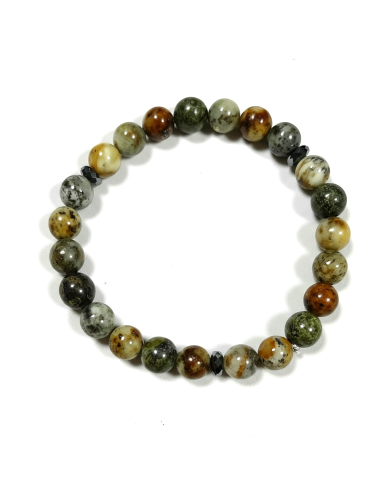 Cravate.tn | Bracelet Pierre naturelle jaspe paysage Cravate.tn | Bracelet Pierre naturelle jaspe paysage