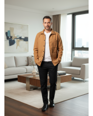 Cravate.tn | Surchemise en camel