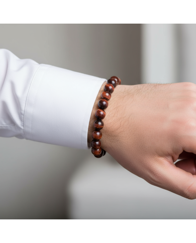 Cravate.tn | Bracelet Œil de bœuf en pierre naturelle Cravate.tn | Bracelet Œil de bœuf en pierre naturelle