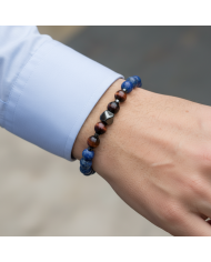 Cravate.tn | Bracelet Aurum Bleu en véritable pierres