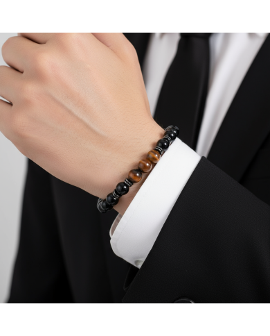 Cravate.tn | Bracelet Éclipse en véritable pierres Cravate.tn | Bracelet Éclipse en véritable pierres